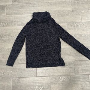 Express Turtleneck Sweater with Side Zippers
